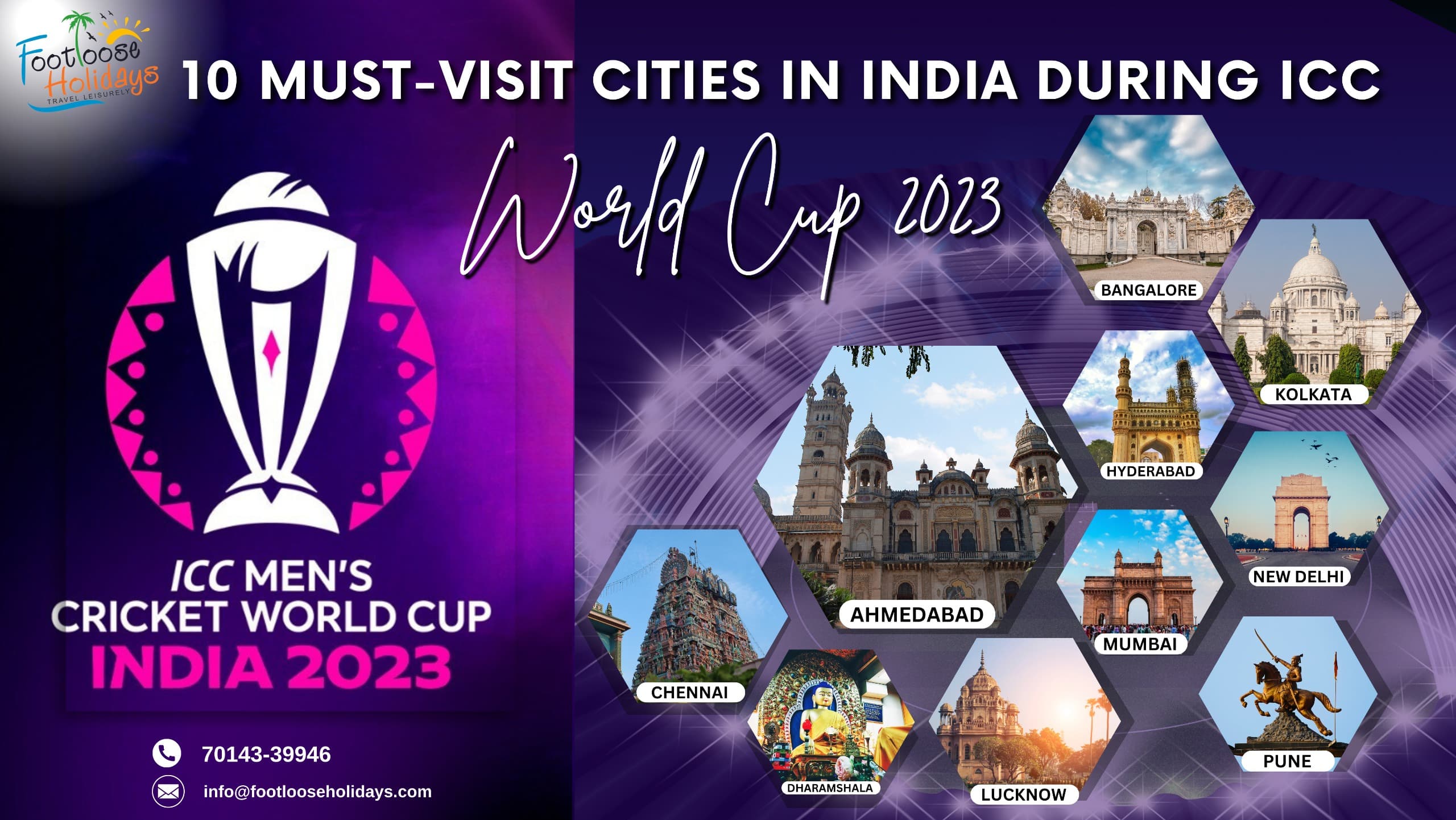 10 Must-Visit Cities in India during ICC World Cup 2023