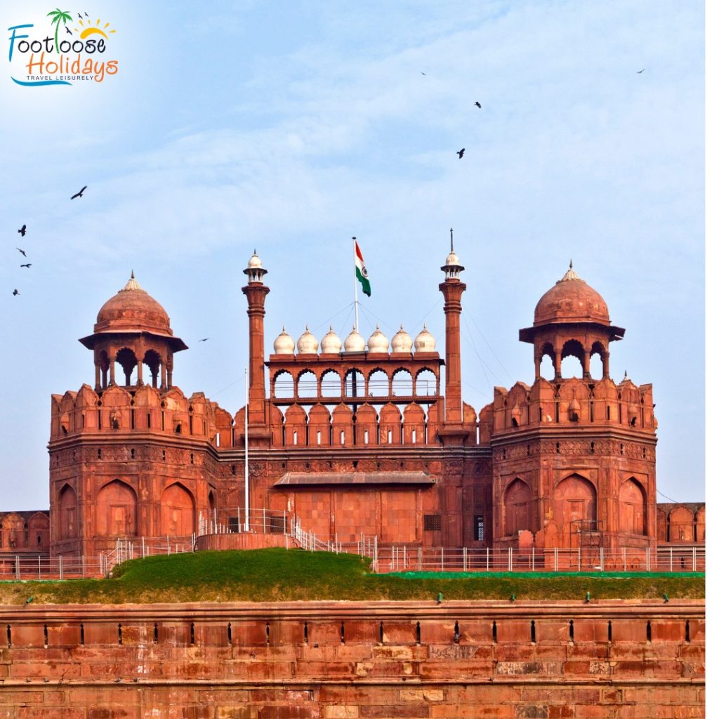 Spectacular View of Red Fort Delhi