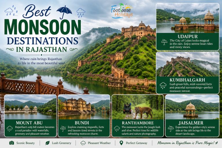 Best Monsoon Destinations in Rajasthan